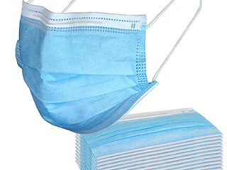SYMTEX 100 Unidades Mascarillas Quirúrgicas Tipo IIR Certificado CE, Mascarilla médicas homologadas, 3 capas, Alta eficiencia filtración bacteriana mayor al 98%, EN 14683:2019