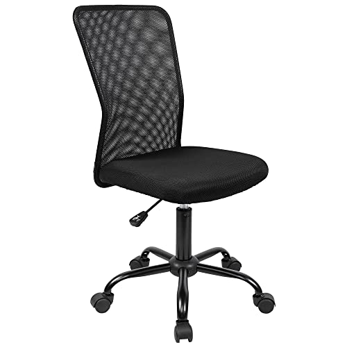 T-LoVendo TLV-1265 Silla de Oficina de Malla Giratoria Sin reposabrazos Ergonómica de Escritorio