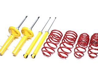 TA-Technix, Kit de suspensión, amortiguadores + muelles de suspensión en -40 mm / -40 mm excepto 4 ruedas motrices y freno