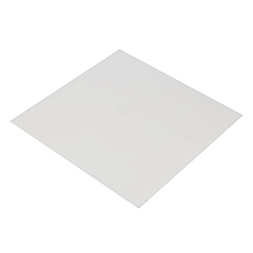 Tablero de polioximetileno, láminas de plástico moldeable, 1 pieza Tablero de polioximetileno blanco 2x300x300mm Lámina de placa de plástico de ingeniería POM