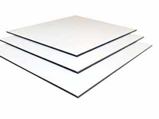 Tablero laminado de aluminio DILITE blanco, 3 mm, varios cortes (3 mm, 1500 x 610 mm)
