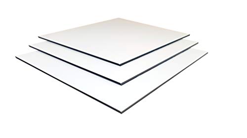 Tablero laminado de aluminio DILITE blanco, 3 mm, varios cortes (3 mm, 1500 x 610 mm)