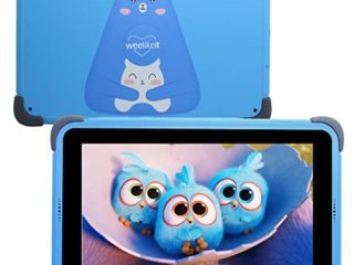 Tablet para niños 8 Pulgadas, weelikeit Android 11 Baby Tablets con AX WiFi6, 2GB RAM 32GB ROM, 4500 mAh, aplicación para niños instalada, Control Parental, con lápiz óptico (Azul)