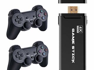 taianle Consola de Juegos Retro USB Consola inalámbrica Game Stick Consola de Videojuegos HD Salida de TV HDMI 4K Regalo de Doble Jugador para Adultos y niños (Controlador y Game Stick)