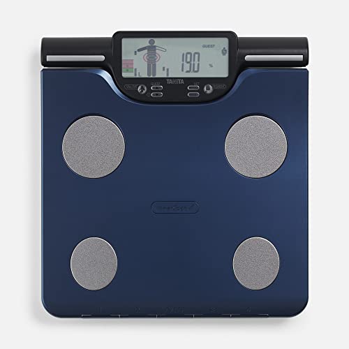 TANITA BC-602 Escala de Composición Corporal Segmentaria Grasa Corporal Masa Muscular por Parte del Cuerpo Consumo Diario de Calorías 10 Lecturas Azul