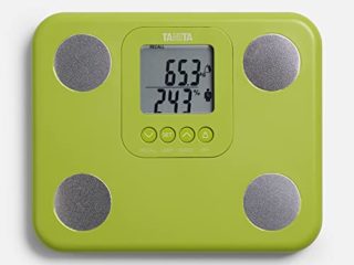 TANITA BC-730 Monitor de Composición Corporal Ligero y Compacto con Escaneo Interno Pantalla Fácil de Leer 9 Medidas Verde