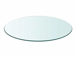 Tapa de Cristal para Mesa Redonda en Varias Medidas con Forma Circular Vidrio (Redondo 60 cm)