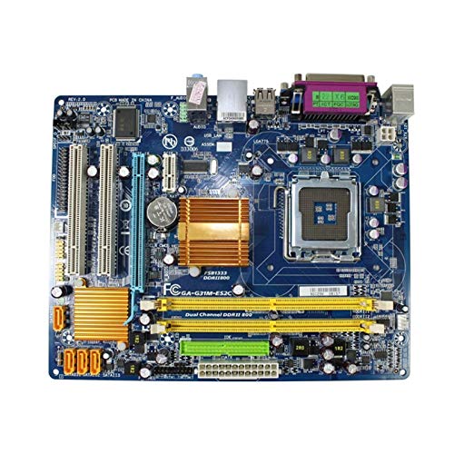 Tarjeta Madre Aptos for la GIGABYTE GA-G31M-ES2C Escritorio Placa Madre G31 G31M-ES2C Socket LGA 775 DDR2 de la Placa Base del Juego Placa Base para Juegos