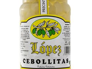 Tarro Cebollitas Blanca Envase PET 600 g. Peso Neto Escurrido