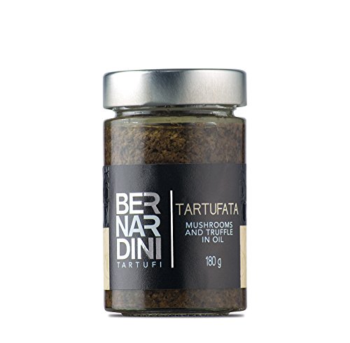 “Tartufata”, Salsa de trufa negra de verano (Tuber aestivum Vitt.) y setas 180gr, Producto típico italiano - Bernardini Tartufi