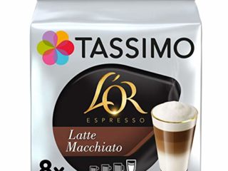 TASSIMO L'Or Café Latte Macchiato - 5 paquetes de 8 unidades (Total 40 unidades)