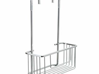 Tatay Estante de Ducha con Colgador Aluminium, 100% Inoxidable, de Aluminio Anodizado, Diseño Moderno, 10 Años de Garantía. Medidas 28 x 12,8 x 38,5 cm