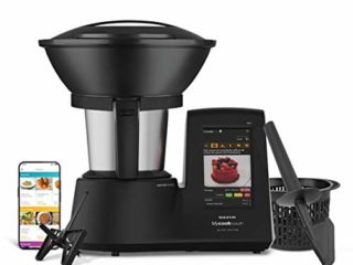 Taurus Mycook Touch Black Edition - Robot de Cocina con wifi, 1600W, 2L, hasta 140º, multifunción, miles de recetas gratuitas e ilimitadas, app mycook, conectividad con tu smartphone, Vaporera, Negro