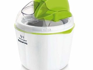 Taurus Tasty Ncream Heladera, 12 W, 1.5 litros, Plástico, Verde, Blanco