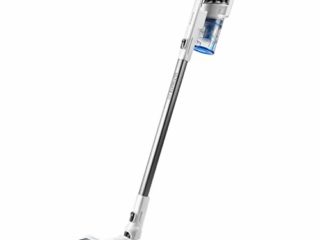 Taurus Ultimate Go - Aspirador escoba sin cable; baterías de Litio 22;2V; dos velocidades; cepillo Turbo Brush All Road; iluminación en la zapata; aspira 200m2 de una vez; blanco