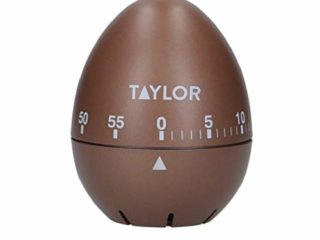 Taylor Temporizador de Cocina, Diseño con Forma de Huevo, Cocina Tradicional y Repostería, Alarma Giratoria de Cuenta Atrás, 60 Minutos, Cobre