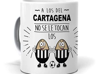 Taza A los del Cartagena no se le tocan los Huevos. Cerámica AAA - 350 ml.