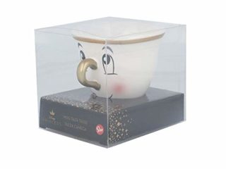 TAZA CERAMICA 3D 190 ML | CHIP LA BELLA Y LA BESTIA EN CAJA REGALO