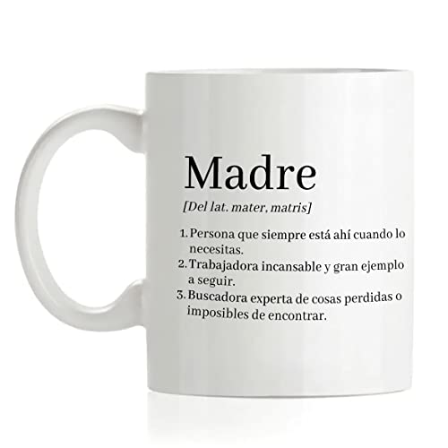 Taza Mejor Madre del Mundo- Definición Diccionario
