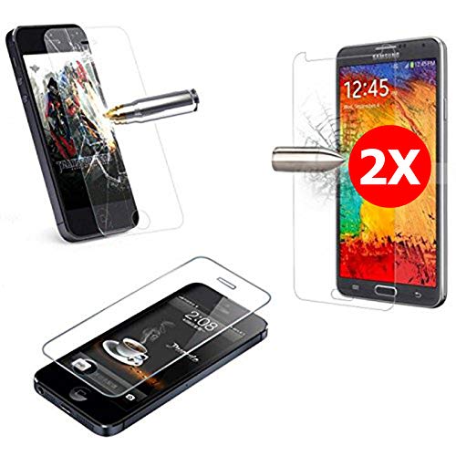 TBOC 2X Protector de Pantalla de Vidrio Templado para bq Aquaris X2 / X2 Pro [5.65"] (Dos Unidades) Cristal Ultrafino Ultra Resistente Antihuellas Resistente Golpes Ralladuras Arañazos