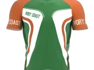 Team Ivory Coast (Cote d'Ivoire) Men's Green Cycling Jersey