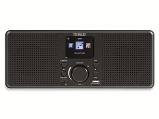 Technaxx Germany Internet Radio Station Portable Stereo Sound WiFi 2X Loud Speakers Media Player USB AUX Line out 2.4" TFT Screen TX-153