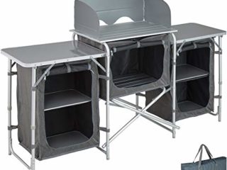 TecTake 800585 - Cocina de Camping, Aluminio, Ligera, Plegable - Varios Modelos (Tipo 1 | No. 402919)