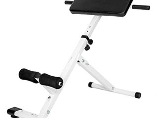 TecTake Entrenamiento de Espalda Abdominal Banco máquina Abdominales | Acolchado Ajustable en Altura en 5 Posiciones