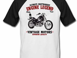 TEESANDENGINES - Camiseta de manga corta para hombre Yamaha Xv 1100 Virago, color negro Blanco blanco 3XL