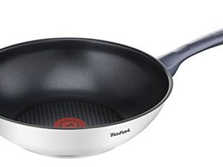 Tefal Daily Cook - Sartén Wok de 28 cm con revestimiento resistente, duradero y seguro, Thermo-Signal, forma profunda, mango ergonómico antiquemaduras, todo tipo de cocinas, sin PFOA, plomo ni cadmio