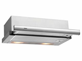 Teka Campana Telescópica o extraplana Modelo TL 6310 Motor Doble Turbina 2 Velocidades Acero Inoxidable Eficiencia energética D