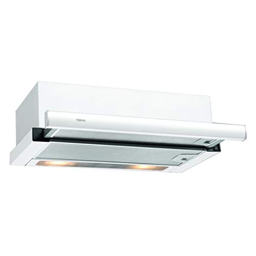 Teka Campana Telescópica o extraplana Modelo TL 6310 Motor Doble Turbina 2 Velocidades Blanca Eficiencia energética D, Color Blanco