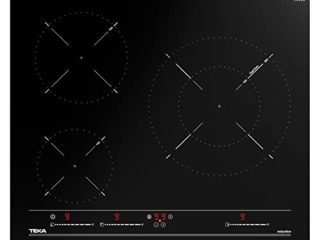 Teka - Placa de inducción Multislider de 60cm con 3 zonas de cocción - Negro - 5.8 x 60 x 51