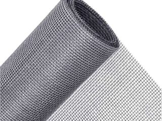 Tela Mosquitera para puerta y ventana, malla mosquitera Fibra de Vidrio de color gris (150 x 500 cm)