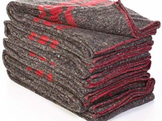 TeleCajas® | Mantas de Mudanza 200x140 cms | Muy Gruesas 350 Gramos | Fabricadas en España. | Mantas Yoga | Lote de 5 Mantas para Mudanza (5X)