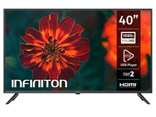 Television LED 40" INFINITON INTV-40BA130 Full HD (USB, HDMI, Modo Hotel, Reproductor/Grabador USB)