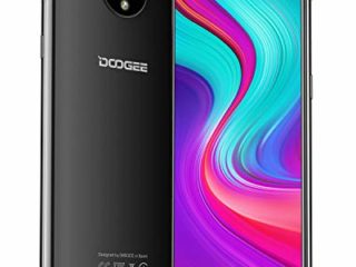 Teléfono Móvil Libres, DOOGEE X95 Android 10 Smartphone Libre, 4G Smartphone Barato Dual SIM, Pantalla 6,52 Pulgadas, 4350mAh Batería, Triple Cámara 13MP+5MP, 16GB ROM, 128GB SD, Face ID - Negro
