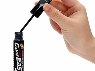 Teochew Rotulador de pintura para reparación de arañazos de coche, color negro, rojo, blanco y plateado, rotulador reparador de arañazos para coches y conductores