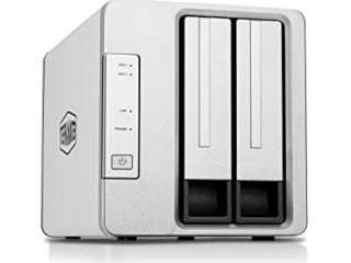 TerraMaster F2-210 NAS 2 bahías Quad Core 1GB DDR4 Multimedia de Almacenamiento en la Nube Personal (Sin Discos)