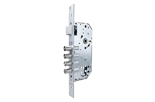 Tesa Assa Abloy 1 Cerradura Monopunto de Seguridad para Puertas de Madera, Latonado, Cil. 30x30mm