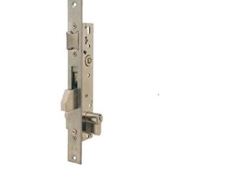 Tesa Assa Abloy 4210BE253NI Cerradura Monopunto De Caja Estrecha De Palanca Basculante Antipalanqueta Para Perfiles MetálicosInoxidable Entrada 25 mm 2210BE