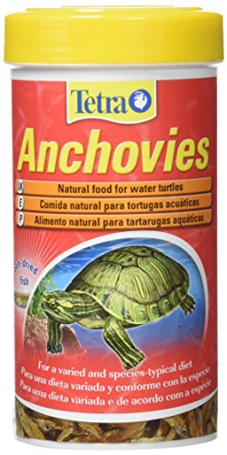Tetra Anchovies Comida Natural para Tortugas Acúaticas, 250 ml