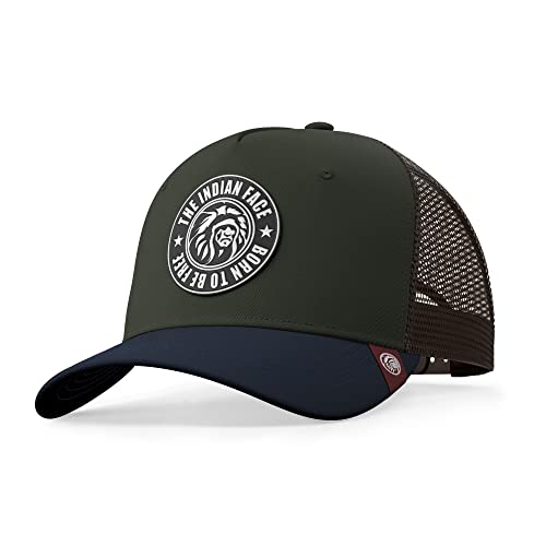 The Indian Face Gorra - Born to Be Free Green/Brown/Blue