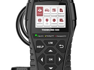 thinkcar THINKOBD500 OBDII diagnostico Coche Maquina Diagnosis Coche multimarca en español Maquina para detectar Fallos Coche Pantalla LCD Impresión de Datos Menús de Ayuda incorporados