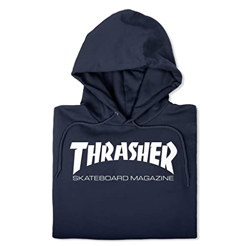 THRASHER Skate mag Hood Sudadera, Unisex Adulto, Navy Blue, S