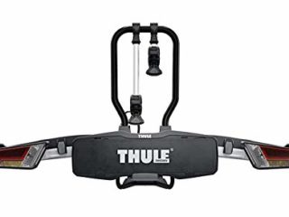 Thule EasyFold XT 2, Portabicicletas para bola de remolque totalmente plegable, compacto, para todo tipo de bicicletas.