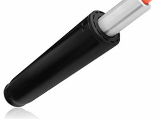 TIANSHU Cilindro de Repuesto para Silla, Cilindro de Gas de Alta Resistencia (450 Libras) para sillas de Oficina, Elevador de Gas de pistón neumático, tamaño Universal (pequeño, Negro)