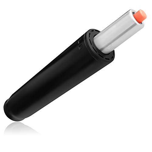 TIANSHU Cilindro de Repuesto para Silla, Cilindro de Gas de Alta Resistencia (450 Libras) para sillas de Oficina, Elevador de Gas de pistón neumático, tamaño Universal (pequeño, Negro)