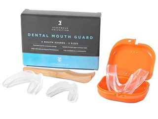 Time2Sleep - 4 x Férula Dental de Descarga anti Bruxismo - Protector Bucal para Dormir - Aparato Dental Antironquidos y Trastornos de la ATM - Solución Antironquidos