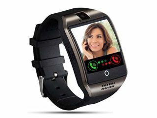 Tipmant Smartwatch, Reloj Inteligente para Hombre Mujer Niños, Relojes Inteligentes con Ranura para Tarjeta SIM Cámara Música Podometro Pulsera de Actividad para Android Xiaomi Samsung Huawei (Negro)